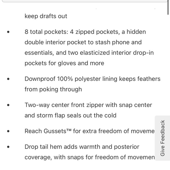 Duluth Trading Co Black Down Parka - Picture 9 of 9